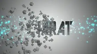 AFTER EFFECT TUTORIAL-How to create Basic Text Animation with Cube Particle
