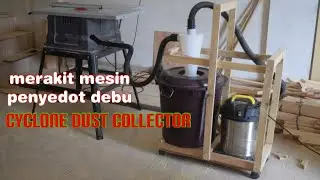Penyedot debu table saw dengan vacum cleaner - cyclone dust collector