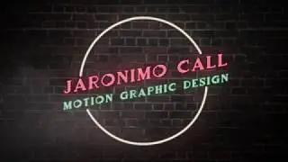 Jaronimo Call Motion Design | Neon Sign