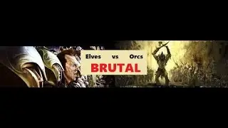 BFME 2 - Elves - Squashing BRUTAL Orcs