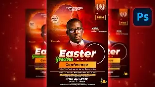 CHURCH FLYER / TUTORIAL - IN - PHOTOSHOP