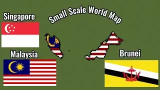 Small Scale in Minecraft Part 33: Malaysia, Brunei, and Singapore