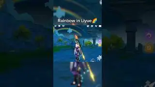 Have you ever seen a rainbow in Genshin Impact🌈? 