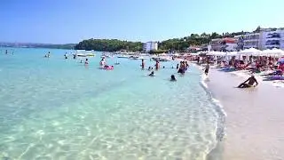 Kallithea city beach in Kassandra peninsula.