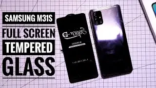 Samsung M31s Tempered Glass | Edge to Edge Tempered Glass for Samsung M31S