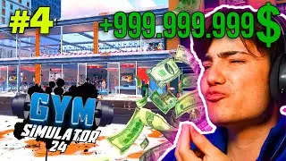 I CHEATED! +999,999,999$ - Gym Simulator 24 #4 FINAL
