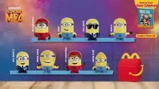 THEY ARE BACK:  Despicable Me toys are back at McDonald's