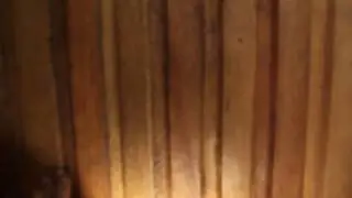Open a creaky door & walk into the room with...