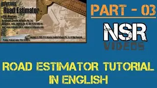 How to Calculate Cut & Fill Quantity in Widening Project Using  Road Estimator Part 3 || English |