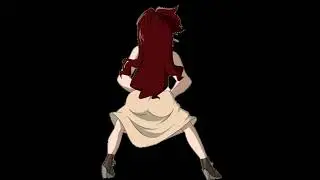 Anime Girl OC Twerks and Farts in M&Ms Mini Tube and Garbage