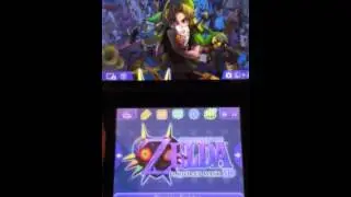 Custom 3DS Theme - Zelda Majora's Mask 3D