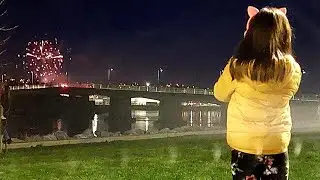 St Patrick's day Festival Fireworks Cobh 2022 Drone video | Dji Mavic Mini 2
