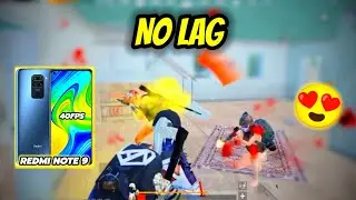 No lag if you keep the temperature | Redmi Note 9 Pubg 🔥