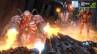Doom Eternal 2020 I5 8300H GTX 1050 Ti Gameplay Medium Settings on Dell G7 7558 2018