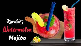 Watermelon mojito | Refreshing home made mojito | വീട്ടിൽ ഉണ്ടാക്കാം അടിപൊളി തണ്ണിമത്തൻ Mojito