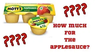 Estate Sale Applesauce, How much?