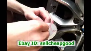 How to apply wheel center cap cover decals stickers