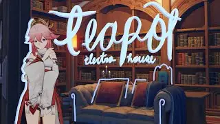 [part 3] my electro home! - genshin impact serenitea pot 🫖 tour | inazuman courtyard 🌸