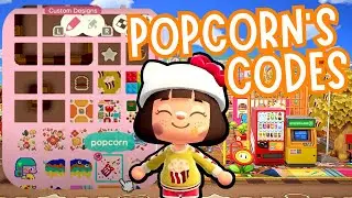 All The Design Codes I Use On My Fall KidCore Themed Island PopCorn