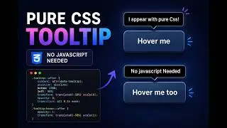 Create Amazing CSS Tooltips with Pure CSS 🔥 | No JavaScript Needed