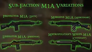 Sub-Faction M1A Variations - Stalcraft