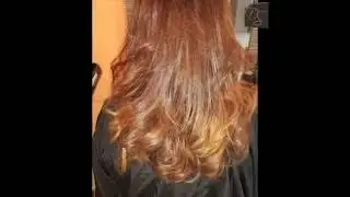Transformation Ombré Cuivré DS Coiffure