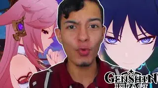 NEW GENSHIN FAN REACTS TO ALL THE VERSION TRAILERS! (1.0-3.4)