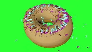Donut (footage) | Пончик с посыпкой
