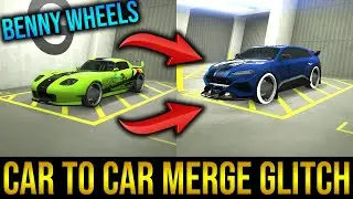 Car To Car Merge Glitch *Benny Wheels* GTA 5 Online