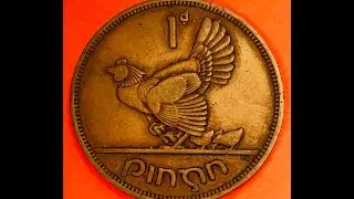 Ireland’s Rarest Large Penny - 1940 1d Pingin Republic of Ireland 312,000 Minted - Hens and Chicks