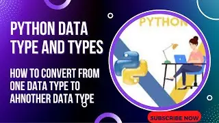 python data type and conversion from one data type to another data type