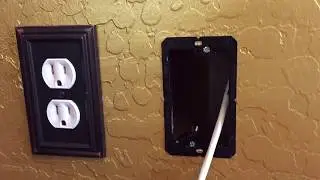 Cutting outlets for low voltage and how to pass speaker wire through a wall.