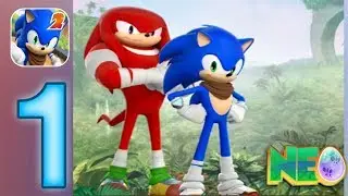 Sonic Dash 2: Sonic Boom Gameplay Walkthrough Part 1 - Sonic And Knuckles (iOS, Android)