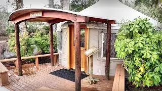 BUILDING A YURT | Day 1 - Living Off Grid