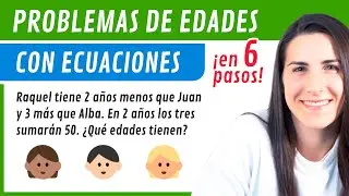 Solve EQUATION PROBLEMS 👶👵 AGES
