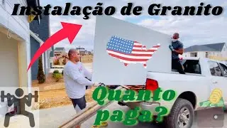 Instalação de granito. Saiba quanto ganha um ajudante no Alabama - Estados Unidos.