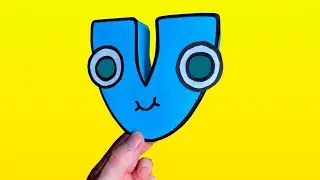 Paper Craft | Hktito SPANISH Alphabet Lore U