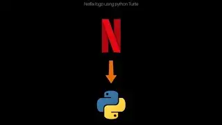 How to draw Netflix Logo using Python 