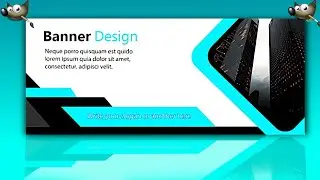 Gimp: how to design web banner in gimp ! how to make web banner in gimp 2.10