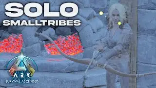 Starting Out SOLO On Ark Survival Ascended Small Tribes!