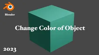 How to change color in Blender | VFX