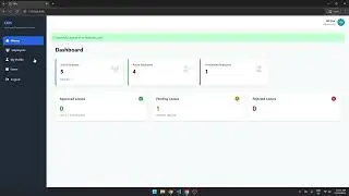 Employee Management System Demo | HR Workflow & Leave Tracking: Using Django