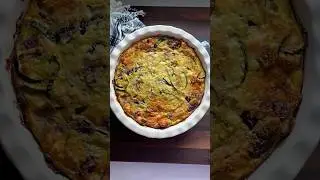 I lose weight eating this Zucchini Feta Pie 