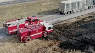 FDWB - Scribner Fire & Rescue ditch fire (no sound)