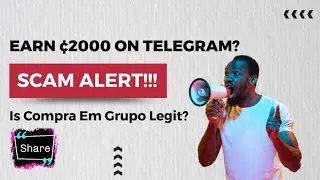 TELEGRAM MONETIZATION SCAM - Earn 2000 on Compra Em Grupo 😲😮