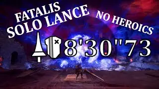 [MHW] Fatalis Solo Lance Speedrun - 8'30