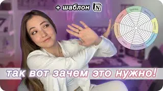 Эффективное колесо баланса + шаблон для Notion, как заполнять?