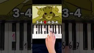 Yaelokre HARPY HARE Piano Tutorial Verse #shorts