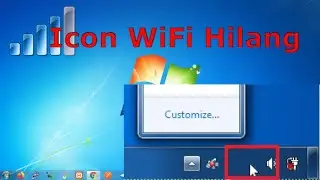 Ikon Wifi Hilang di Taskbar Windows 7
