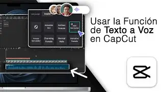 How to Use the Text-to-Speech Feature in CapCut! [PC Version]